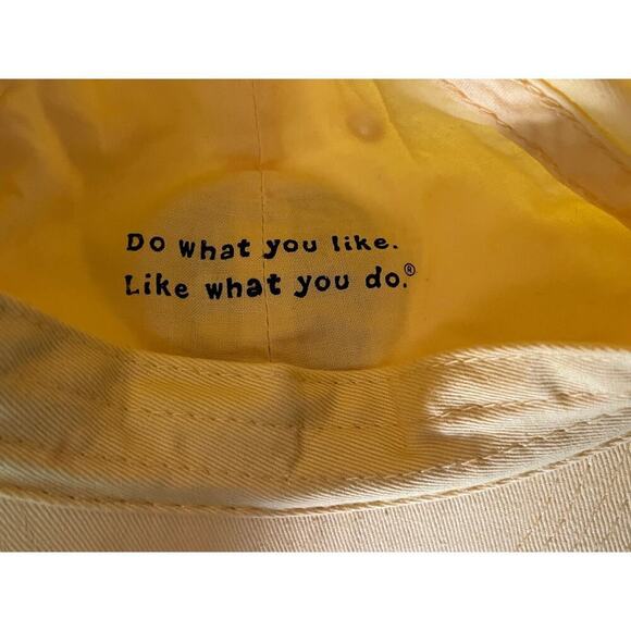 Life is Good Hat Cap Strapback Yellow Flip Flops Sandals Beach Gym Cap Outdoor - Picture 7 of 8